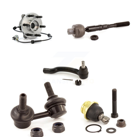 Bearing Lower Ball Joint Tie Rod & Link Front Left Kit (5Pc) For Nissan Frontier
