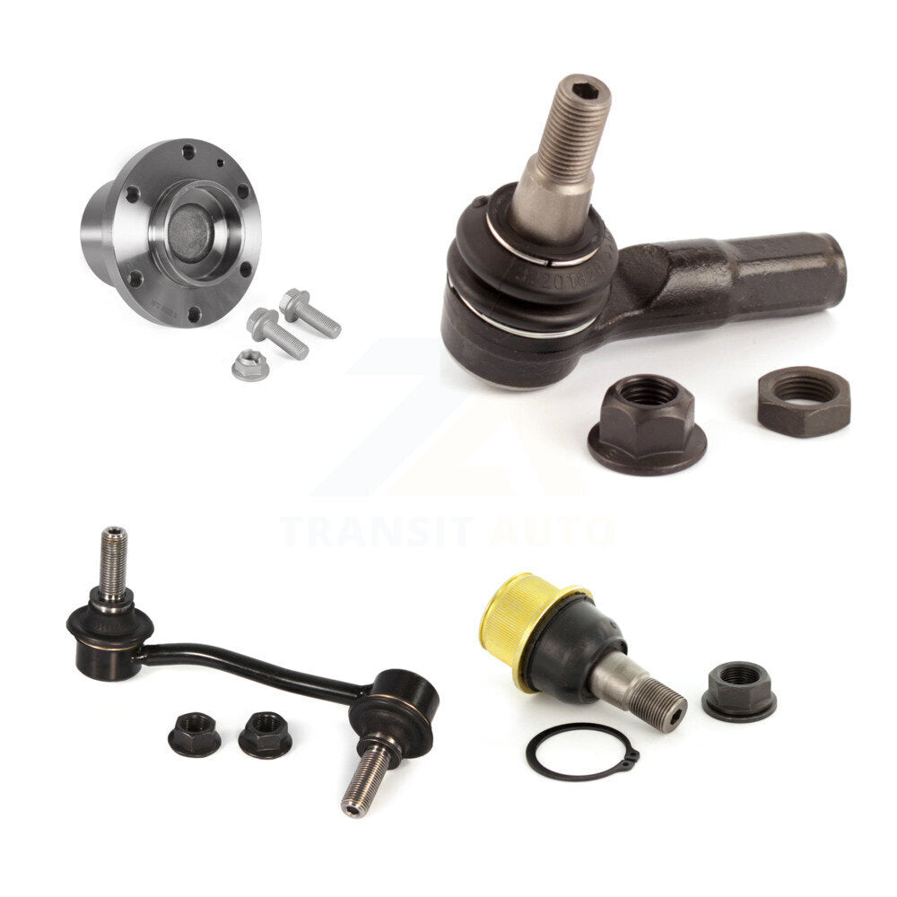 Hub Bearing Lower Ball Joint Outer Tie Rod Link Front Left Kit For Mercedes-Benz