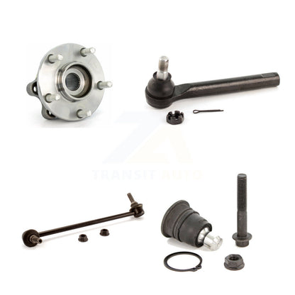 Hub Bearing Lower Ball Joint Outer Tie Rod Link Front Left Kit For Nissan Murano