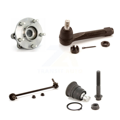 Hub Bearing Lower Ball Joint Outer Tie Rod Link Front Left Kit For Nissan Quest