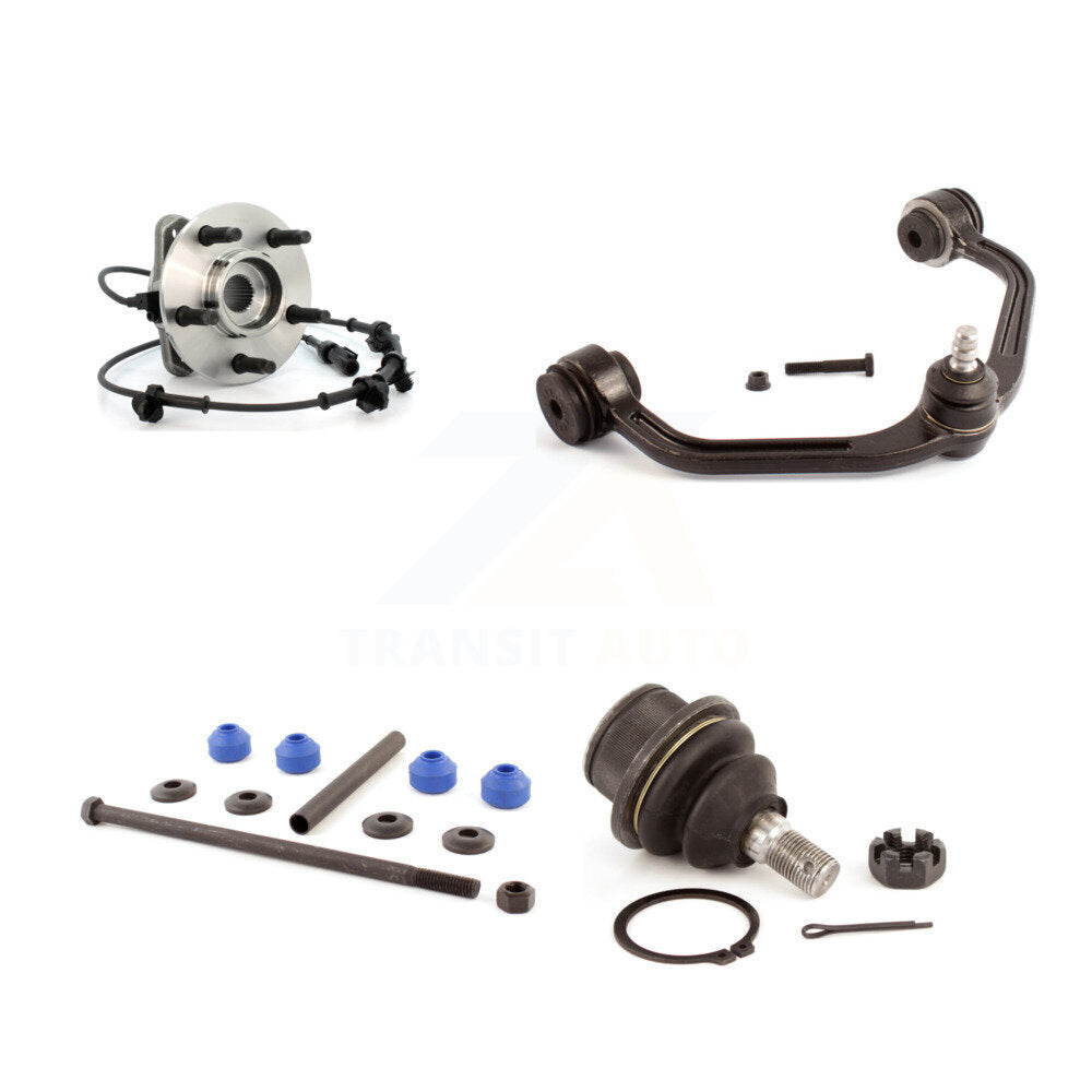 Hub Bearing Lower Ball Joint Upper Arm Link Front Left Kit For Ford Ranger Mazda