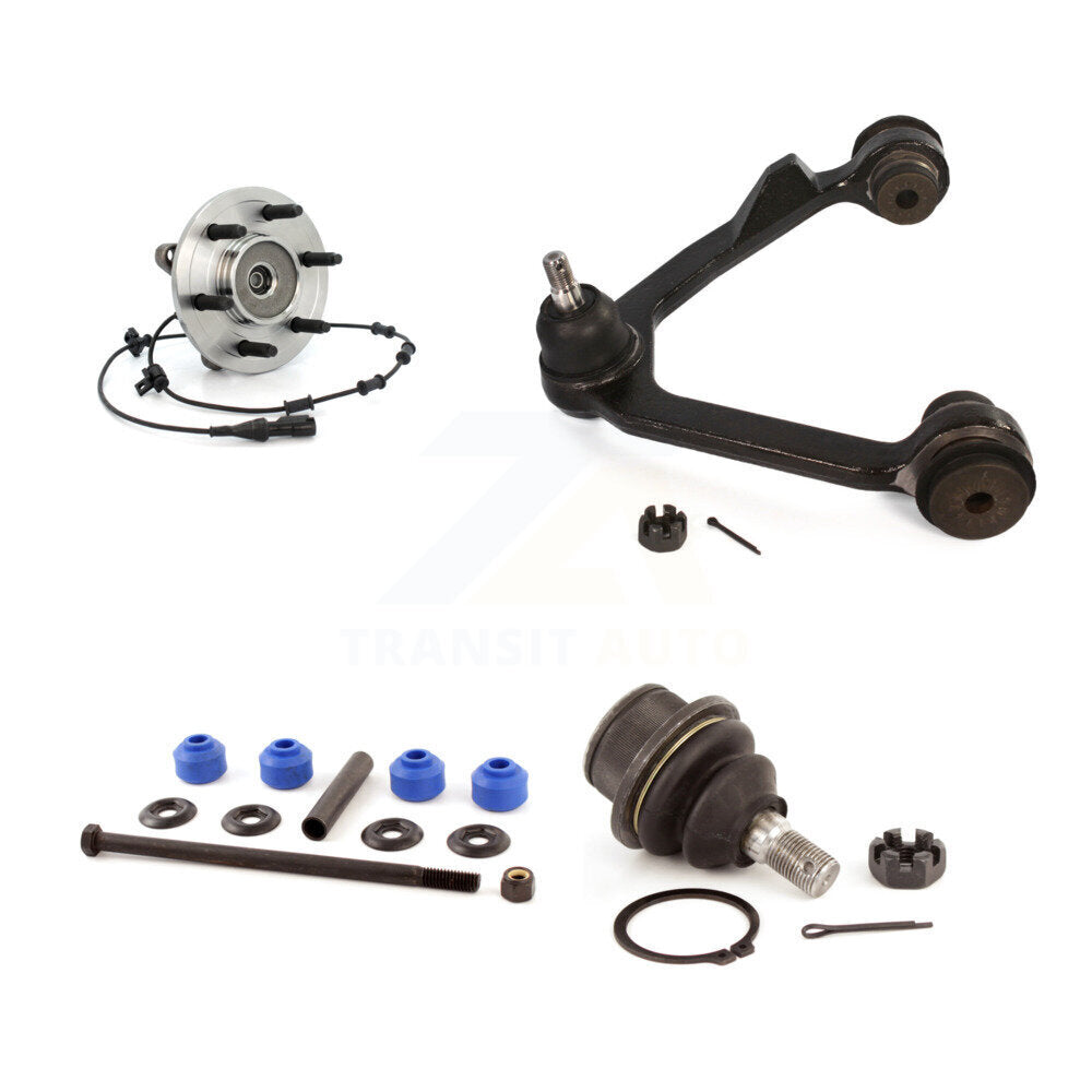 Hub Bearing Lower Ball Joint Upper Arm & Link Front Left Kit For Ford Expedition