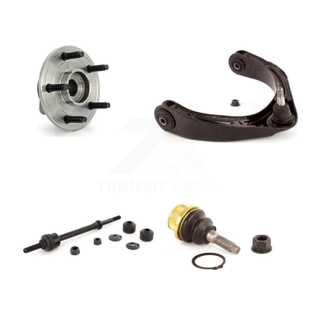 Hub Bearing Lower Ball Joint Upper Arm & Link Front Left Kit For Dodge Ram 1500