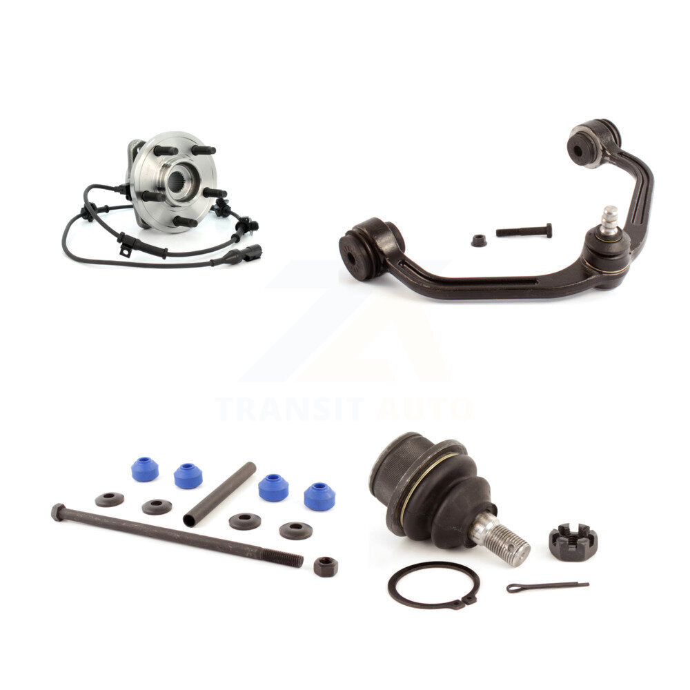 Hub Bearing Lower Ball Joint Upper Arm Link Front Left Kit For Ford Ranger Mazda