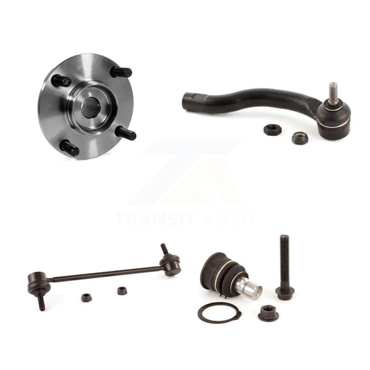 Bearing Lower Ball Joint Outer Tie Rod Link Front Left Kit For Nissan Versa Cube