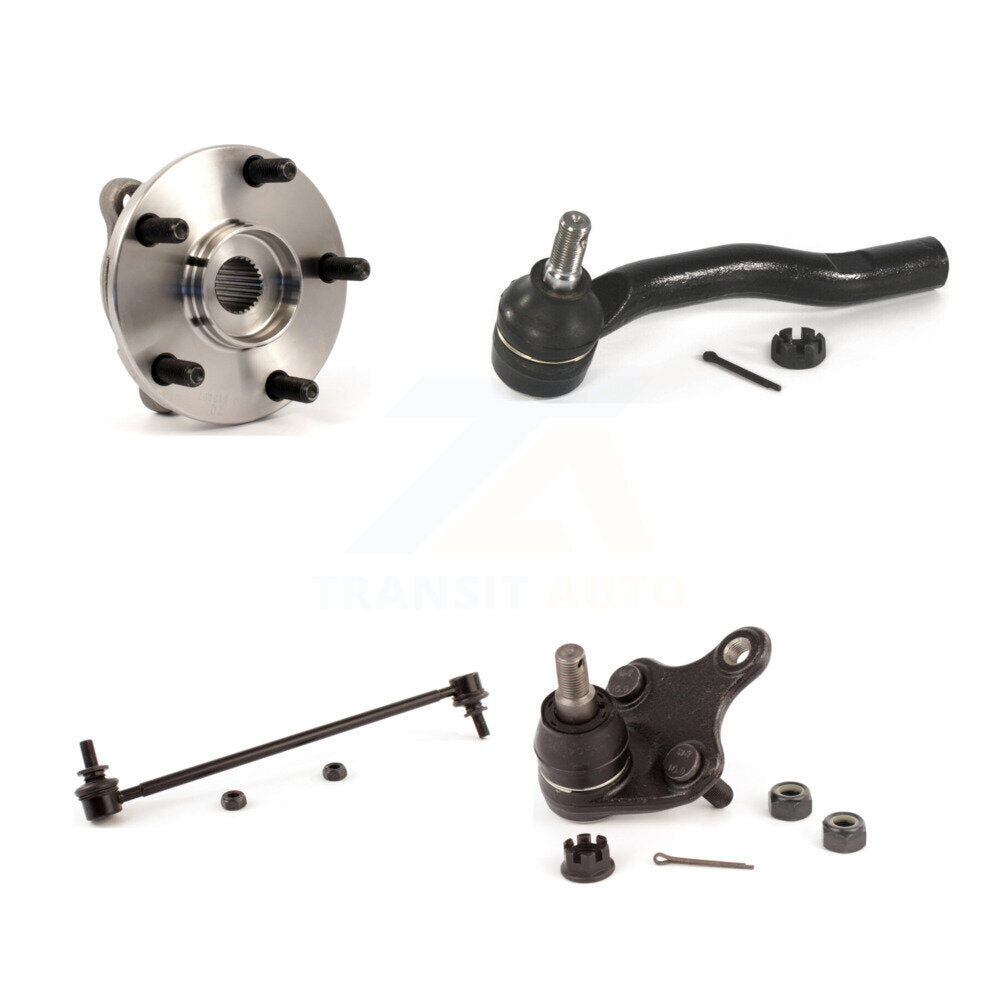 Bearing Lower Ball Joint Outer Tie Rod Link Front Left Kit For Toyota Prius V iM