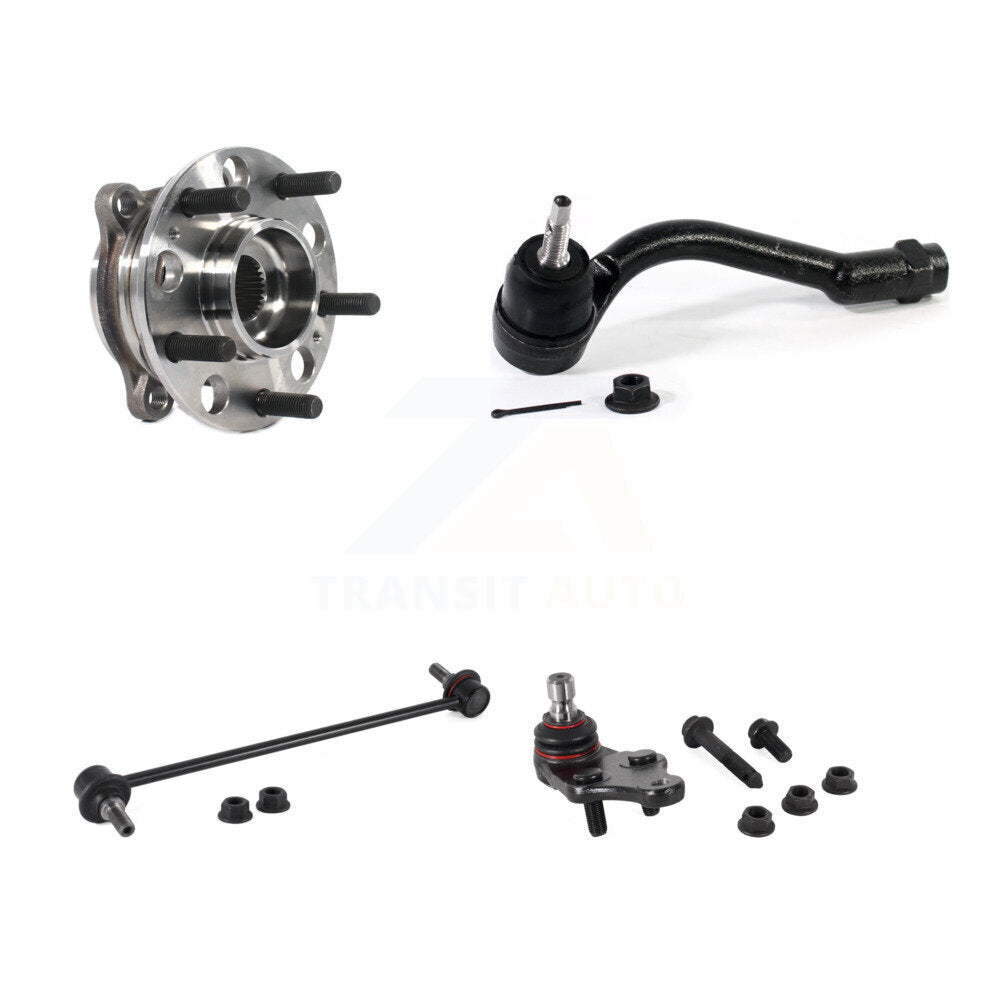 Bearing Lower Ball Joint Outer Tie Rod Link Front Left Kit For 16-20 Kia Sorento