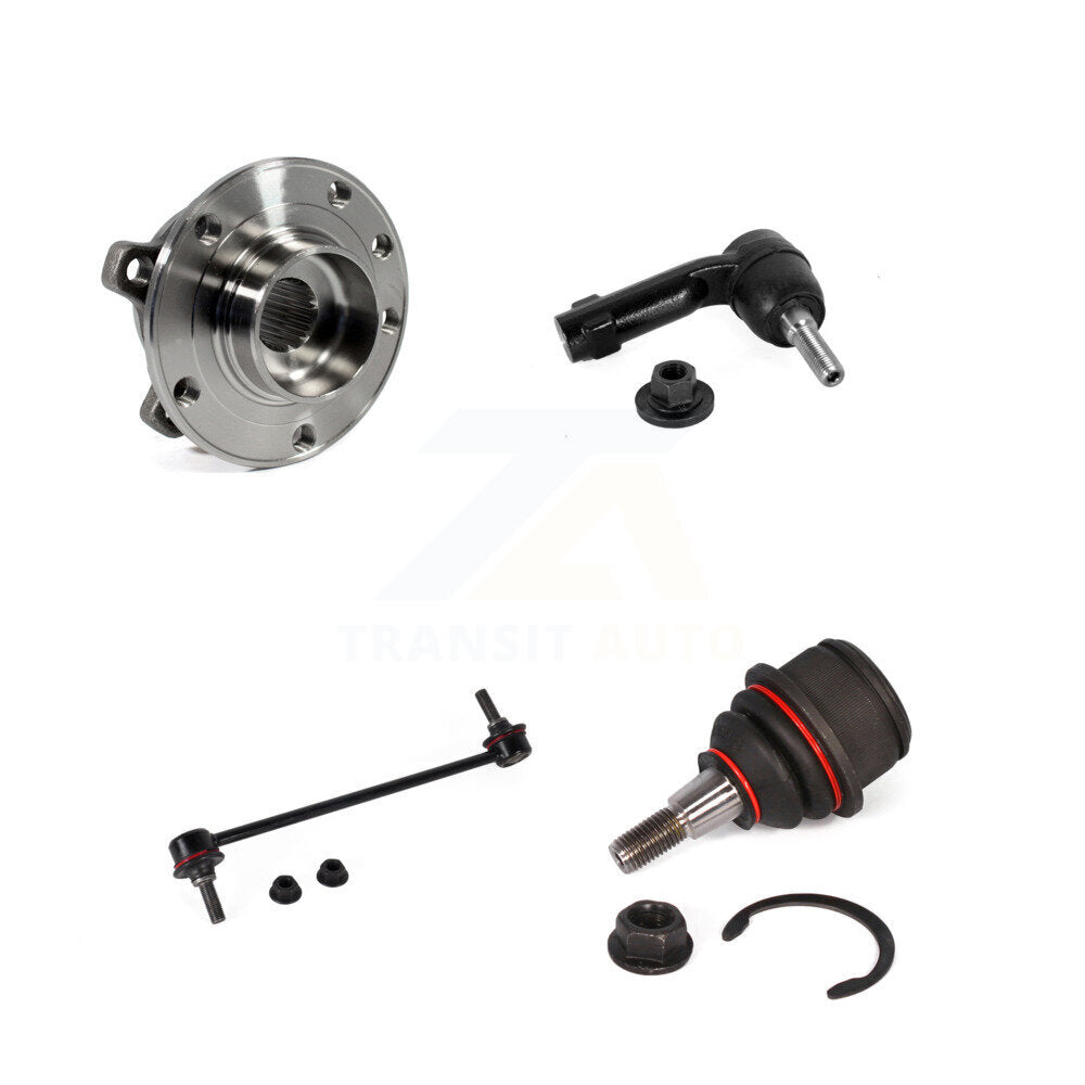 Bearing Lower Ball Joint Outer Tie Rod Link Front Left Kit For Jeep Cherokee AWD