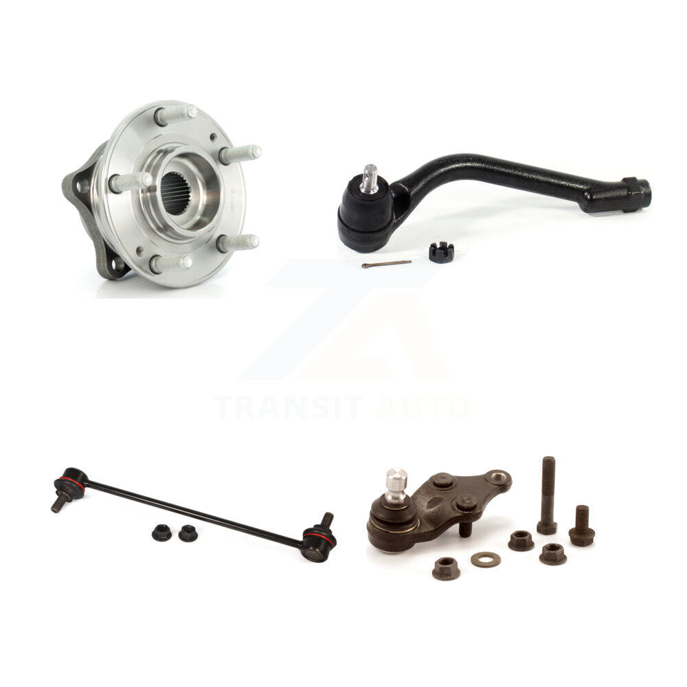 Bearing Lower Ball Joint Outer Tie Rod Link Front Left Kit For Hyundai Santa Fe