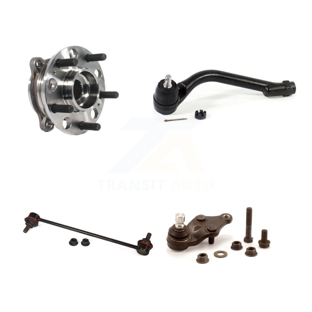Bearing Assembly Lower Ball Joint Outer Tie Rod Sway Bar Link Front Left Kit For