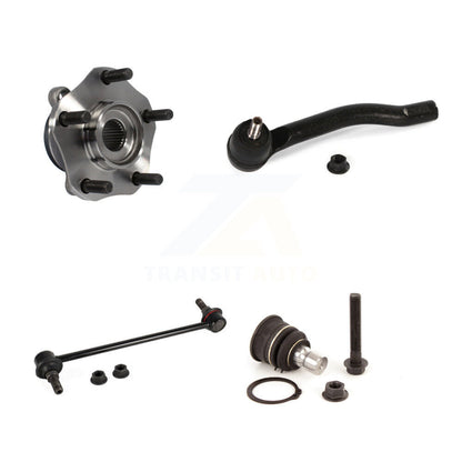 Hub Bearing Lower Ball Joint Outer Tie Rod Link Front Left Kit For Nissan Sentra