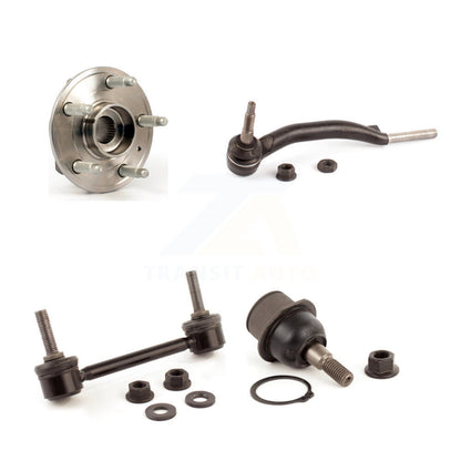 Hub Bearing Lower Ball Joint Outer Tie Rod Link Front Left Kit For Cadillac CTS