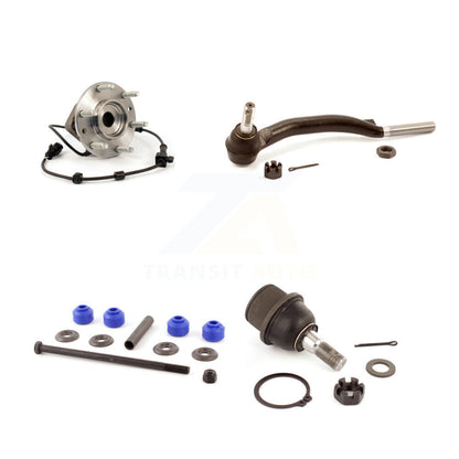 Hub Bearing Lower Ball Joint Outer Tie Rod Link Front Left Kit For Chevrolet GMC