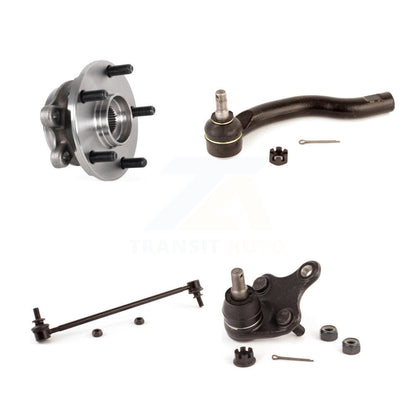 Hub Bearing Lower Ball Joint Outer Tie Rod & Link Front Left Kit For Lexus NX300