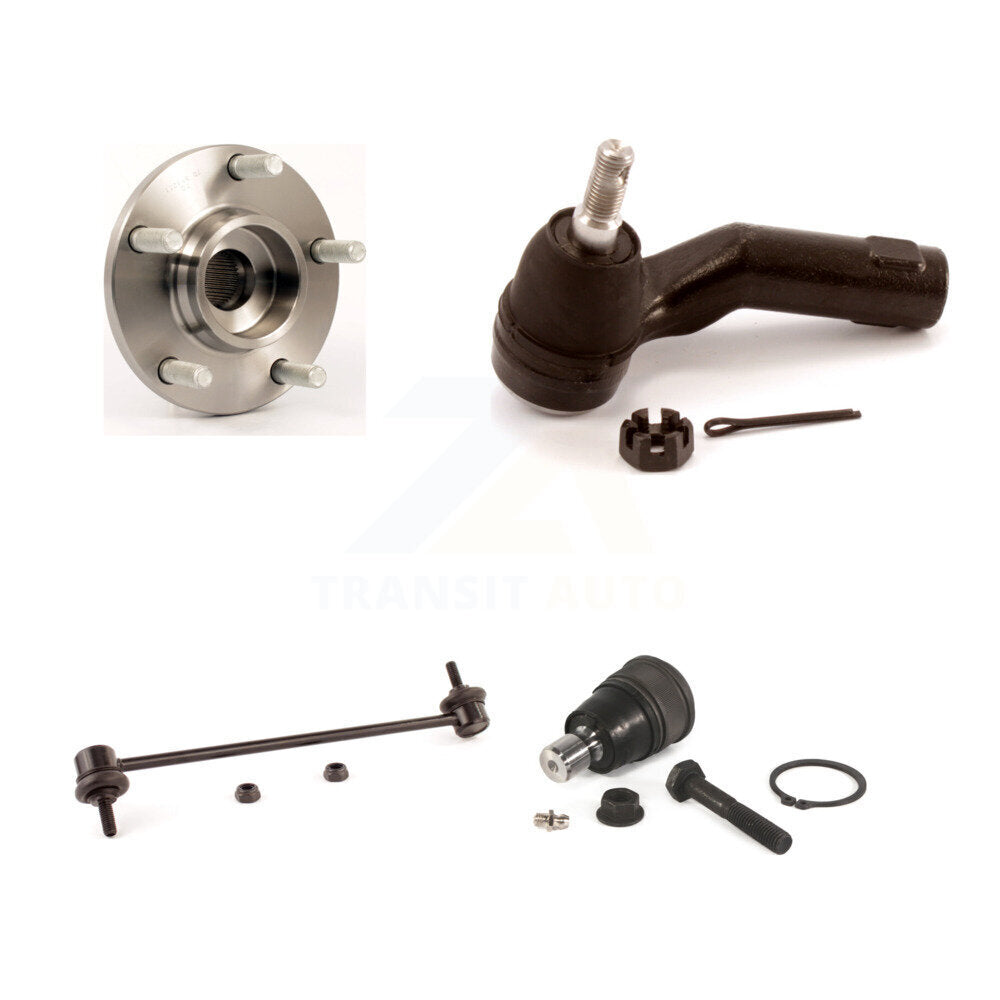 Bearing Lower Ball Joint Outer Tie Rod Sway Bar Link Front Left Kit For Mazda 3