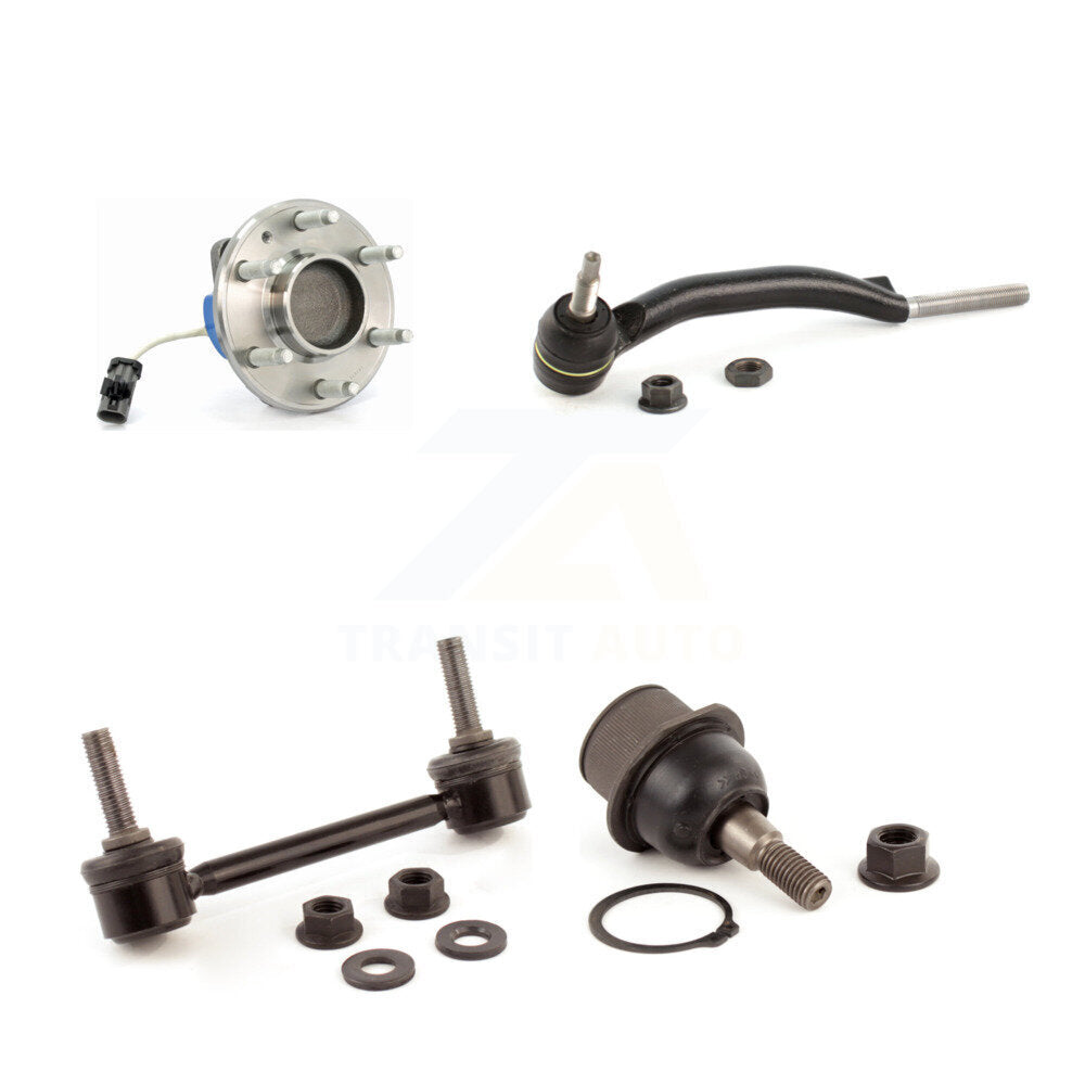 Bearing Lower Ball Joint Outer Tie Rod Link Front Left Kit For Cadillac SRX RWD
