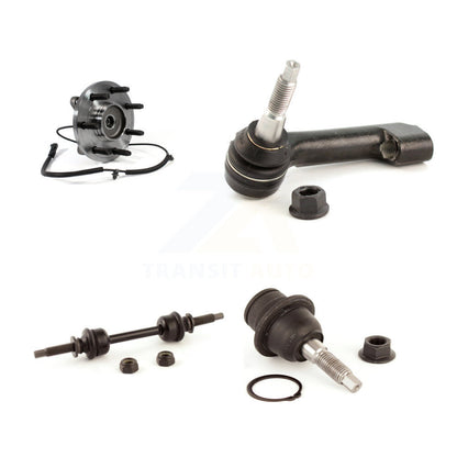 Hub Bearing Lower Ball Joint Outer Tie Rod & Link Front Left Kit For Ford F-150