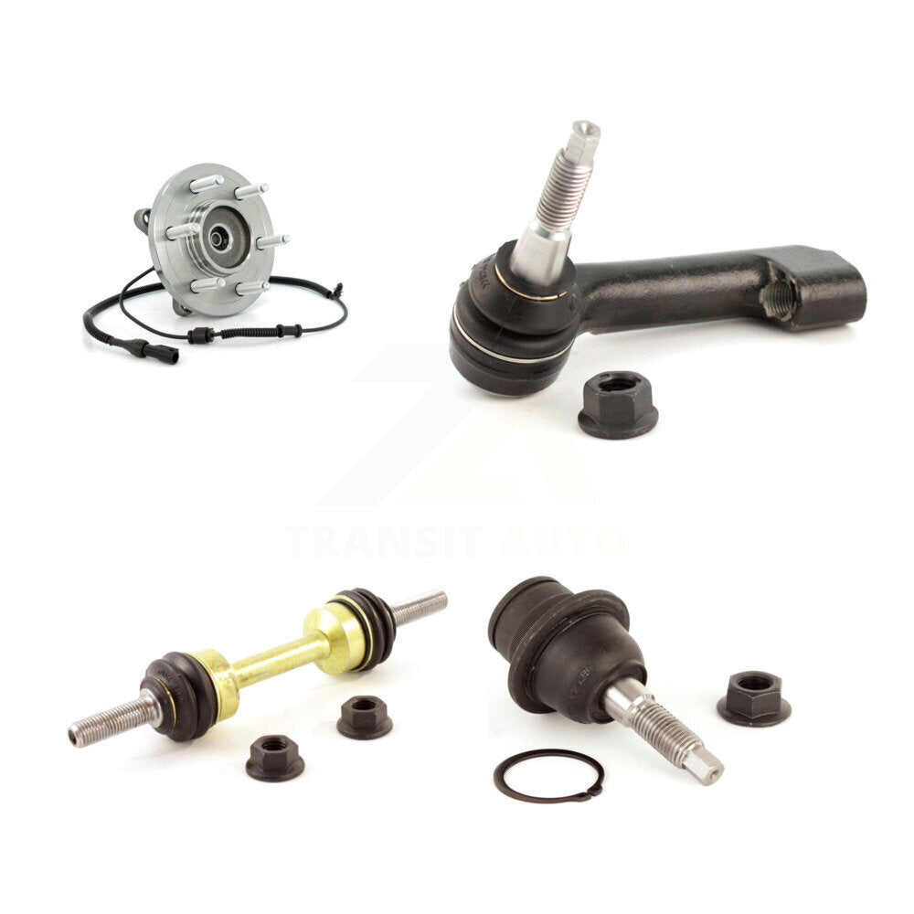 Bearing Lower Ball Joint Outer Tie Rod & Link Front Left Kit For Ford Expedition
