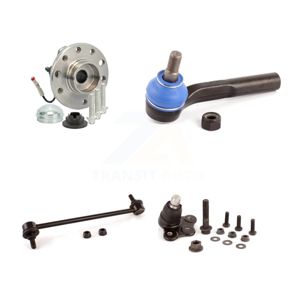 Hub Bearing Lower Ball Joint Outer Tie Rod Link Front Left Kit For Saturn Astra