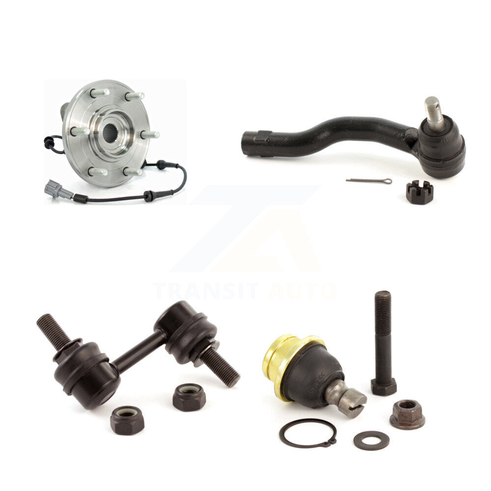 Bearing Lower Ball Joint Outer Tie Rod Link Front Left Kit For Nissan TITAN QX56