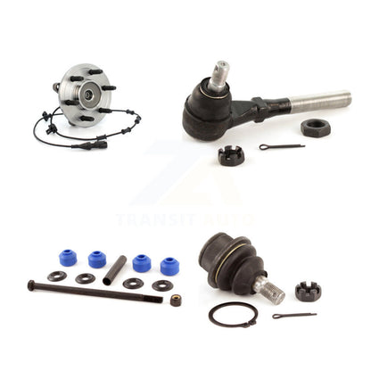 Bearing Lower Ball Joint Outer Tie Rod & Link Front Left Kit For Ford Expedition