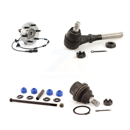 Bearing Lower Ball Joint Outer Tie Rod & Link Front Left Kit For Ford Expedition