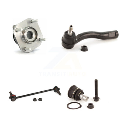 Hub Bearing Lower Ball Joint Outer Tie Rod Link Front Left Kit For Nissan Sentra