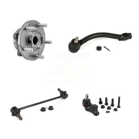 Bearing Lower Ball Joint Outer Tie Rod & Link Front Left Kit For 17-19 Kia Soul