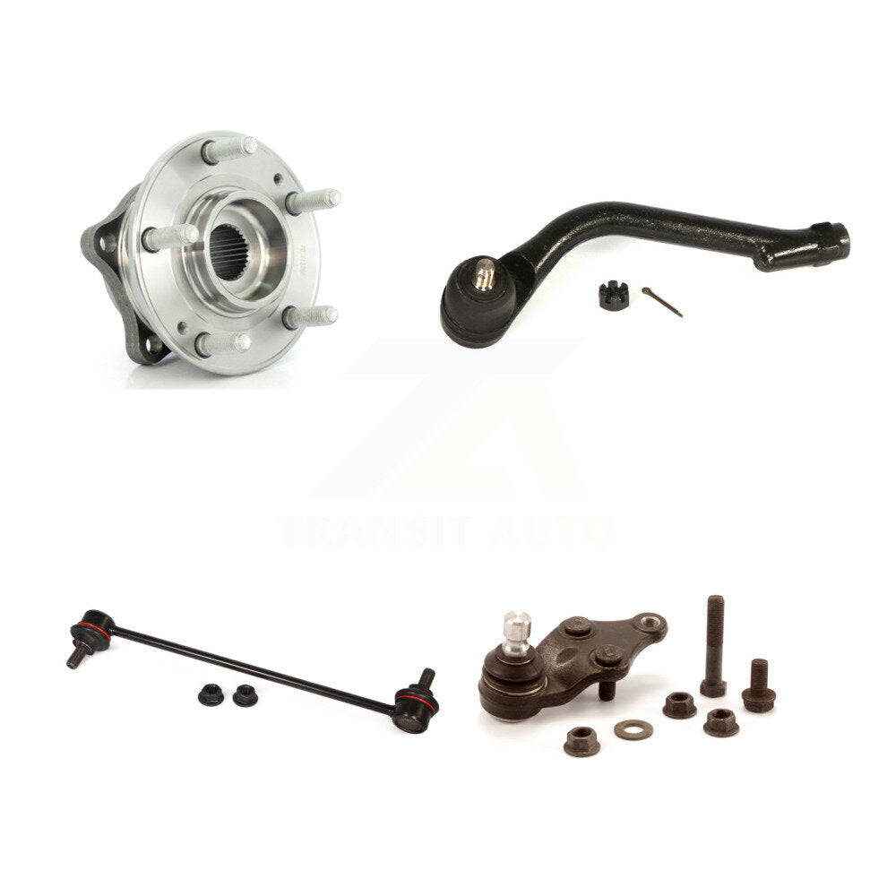 Bearing Lower Ball Joint Outer Tie Rod Link Front Left Kit For Hyundai Santa Fe