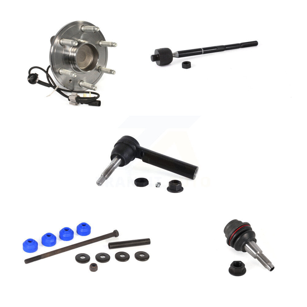 Bearing Lower Ball Joint Tie Rod & Link Front Kit (5Pc) For Chevrolet GMC Sierra