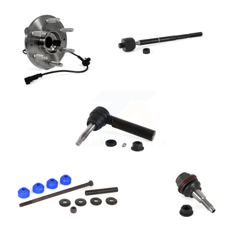 Bearing Lower Ball Joint Tie Rod & Link Front Kit (5Pc) For GMC Chevrolet Sierra