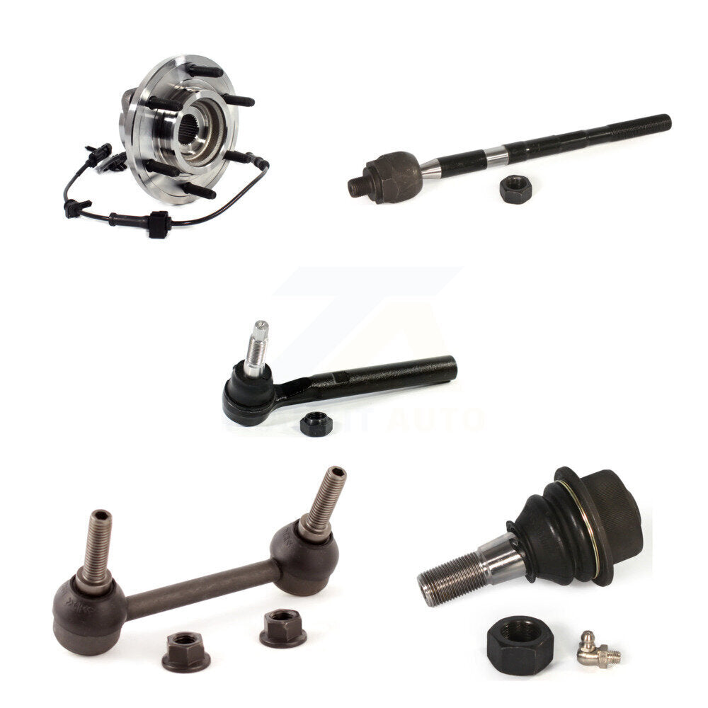 Bearing Lower Ball Joint Tie Rod Sway Bar Link Front Kit (5Pc) For Hummer H3T H3