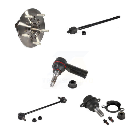 Bearing Lower Ball Joint Tie Rod & Link Front Kit (5Pc) For Ford Transit-250 HD