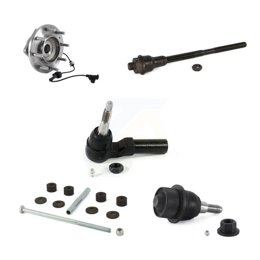 Bearing Lower Ball Joint Tie Rod Link Front Kit (5Pc) For GMC Sierra 3500 HD 4WD