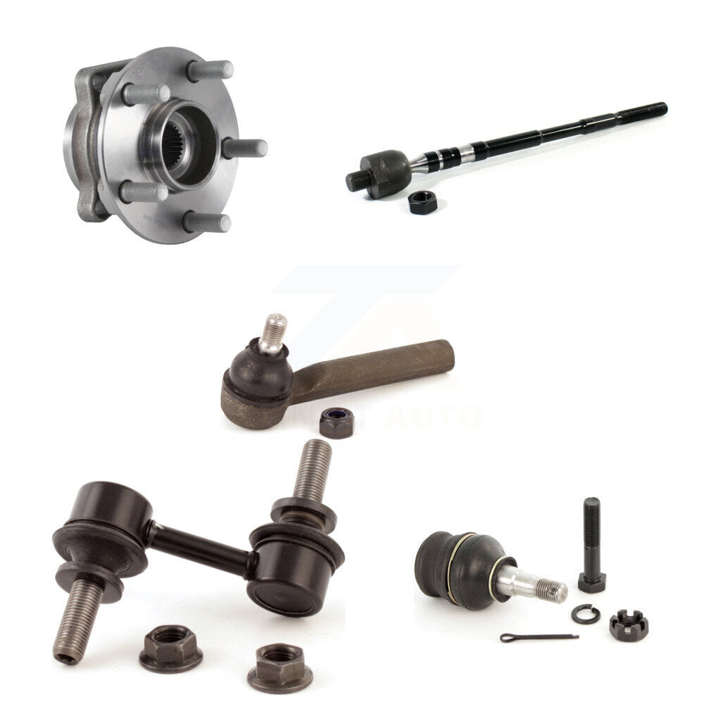 Hub Bearing Lower Ball Joint Tie Rod Link Front Kit (5Pc) For Subaru Forester XV