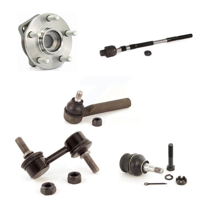 Hub Bearing Lower Ball Joint Tie Rod Link Front Kit (5Pc) For Subaru Impreza WRX