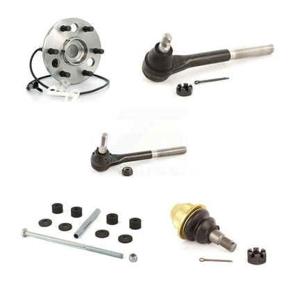 Hub Bearing Lower Ball Joint Tie Rod Link Front Kit (5Pc) For GMC Yukon Cadillac
