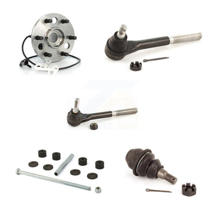 Hub Bearing Lower Ball Joint Tie Rod Link Front Kit (5Pc) For Cadillac Escalade