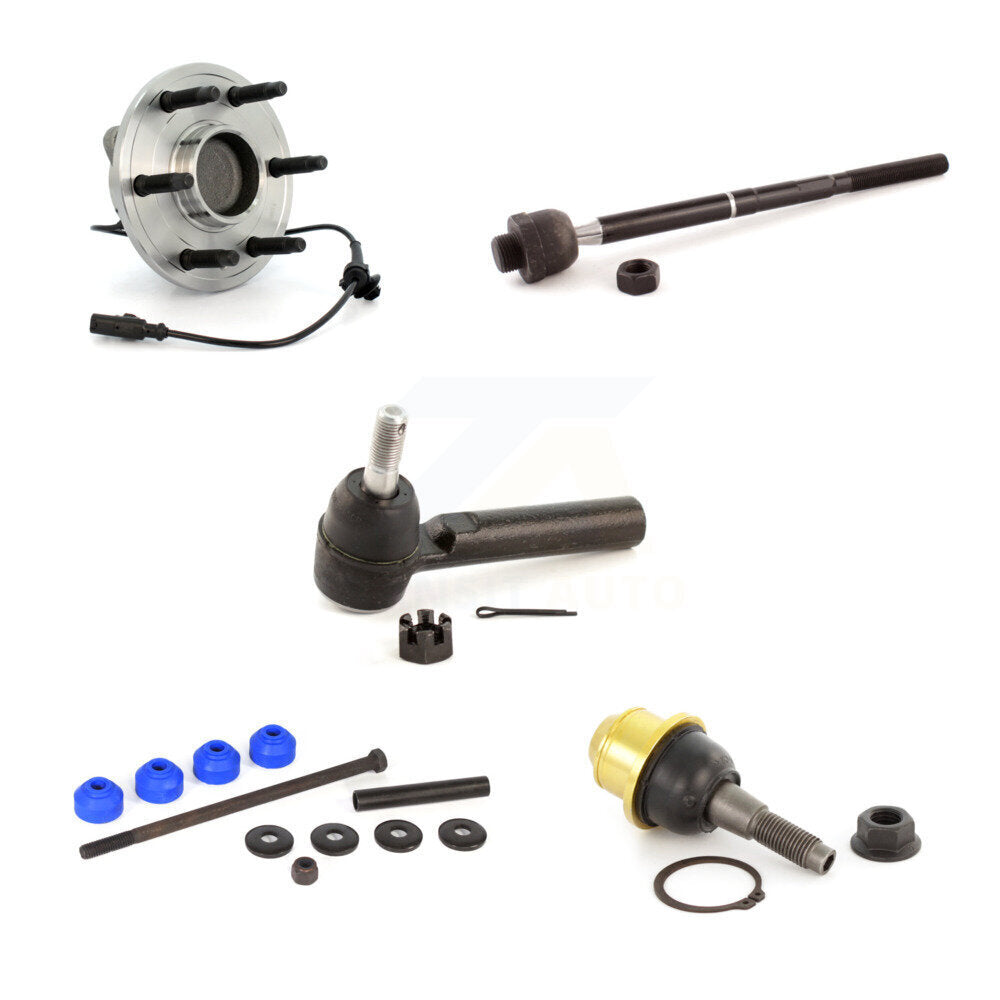 Bearing Lower Ball Joint Tie Rod & Link Front Kit (5Pc) For Chevrolet GMC Sierra