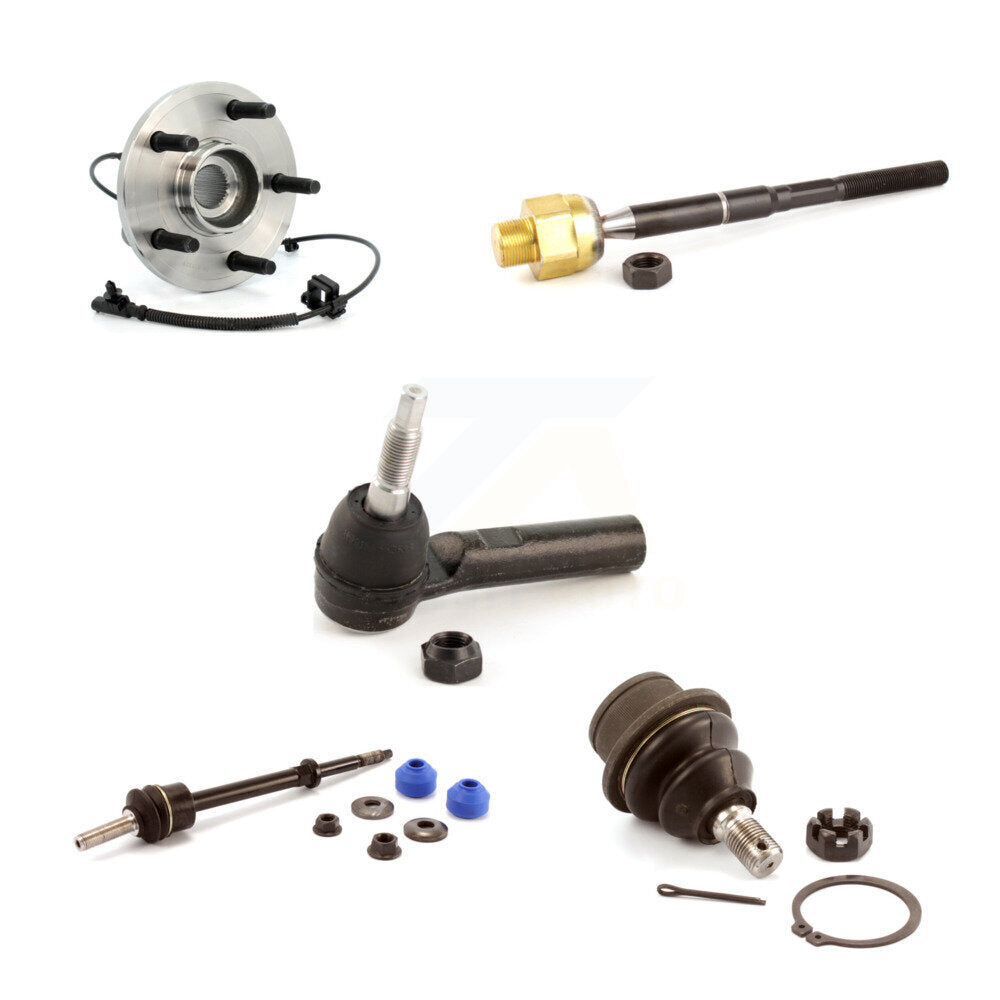 Hub Bearing Lower Ball Joint Tie Rod & Link Front Kit (5Pc) For Dakota Dodge Ram