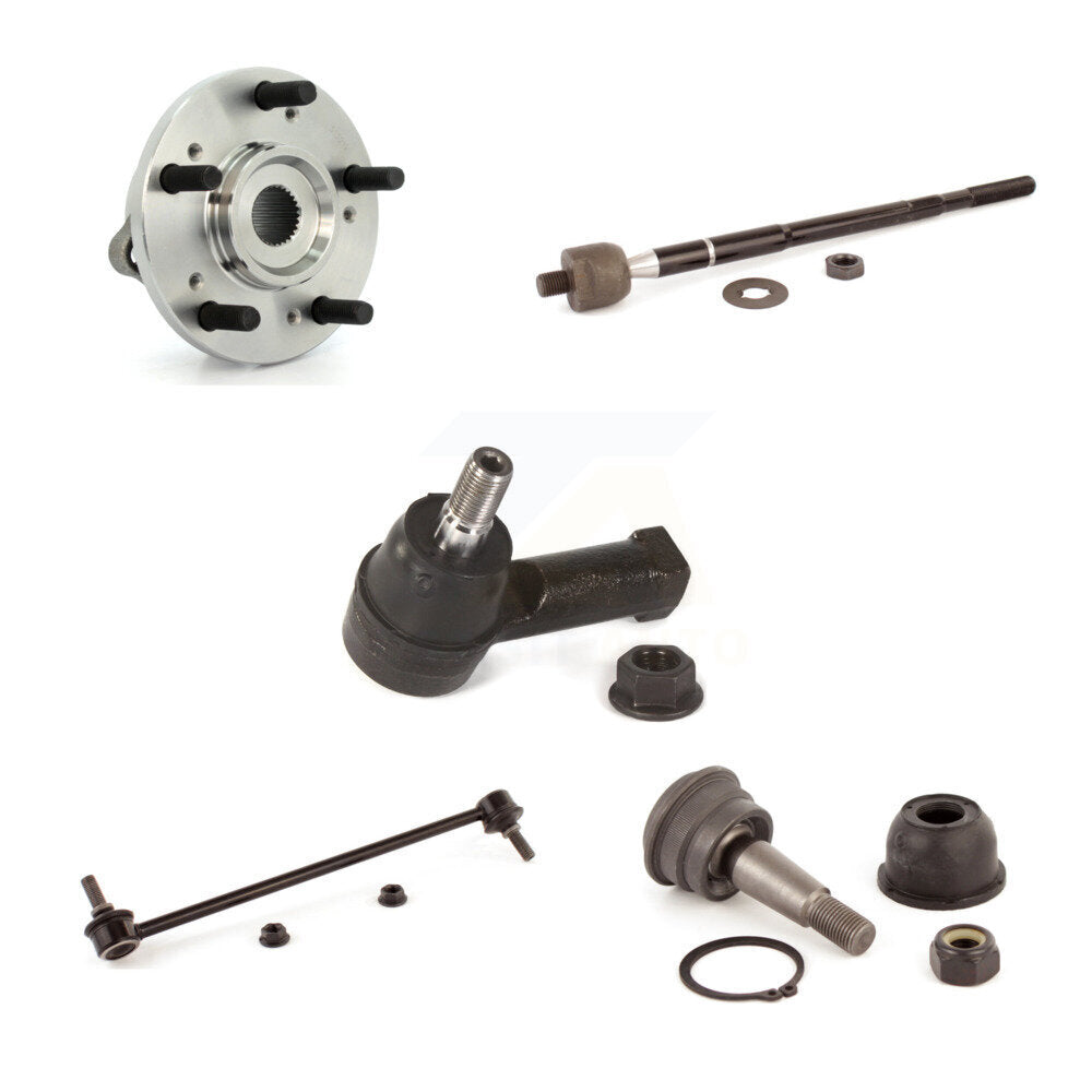 Hub Bearing Lower Ball Joint Tie Rod Link Front Kit (5Pc) For Mitsubishi Eclipse