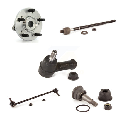 Hub Bearing Lower Ball Joint Tie Rod Link Front Kit (5Pc) For Mitsubishi Eclipse