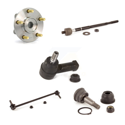 Hub Bearing Lower Ball Joint Tie Rod Link Front Kit (5Pc) For Mitsubishi Galant