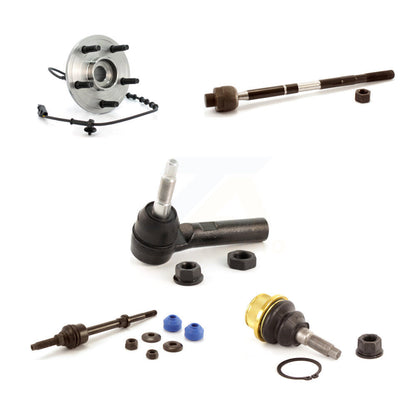Hub Bearing Lower Ball Joint Tie Rod End Link Front Kit (5Pc) For Dodge Ram 1500