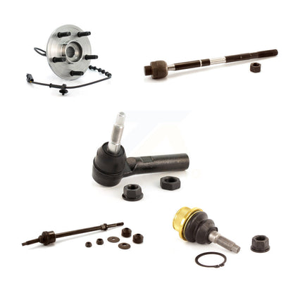 Hub Bearing Lower Ball Joint Tie Rod End Link Front Kit (5Pc) For Dodge Ram 1500