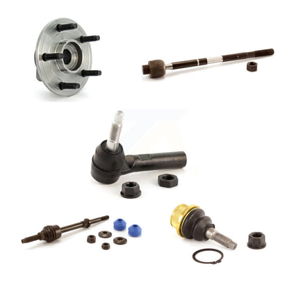 Hub Bearing Lower Ball Joint Tie Rod End Link Front Kit (5Pc) For Dodge Ram 1500