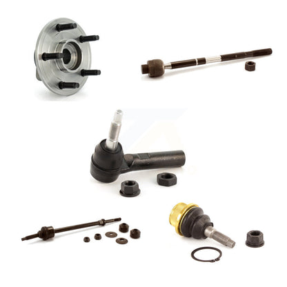 Hub Bearing Lower Ball Joint Tie Rod End Link Front Kit (5Pc) For Dodge Ram 1500