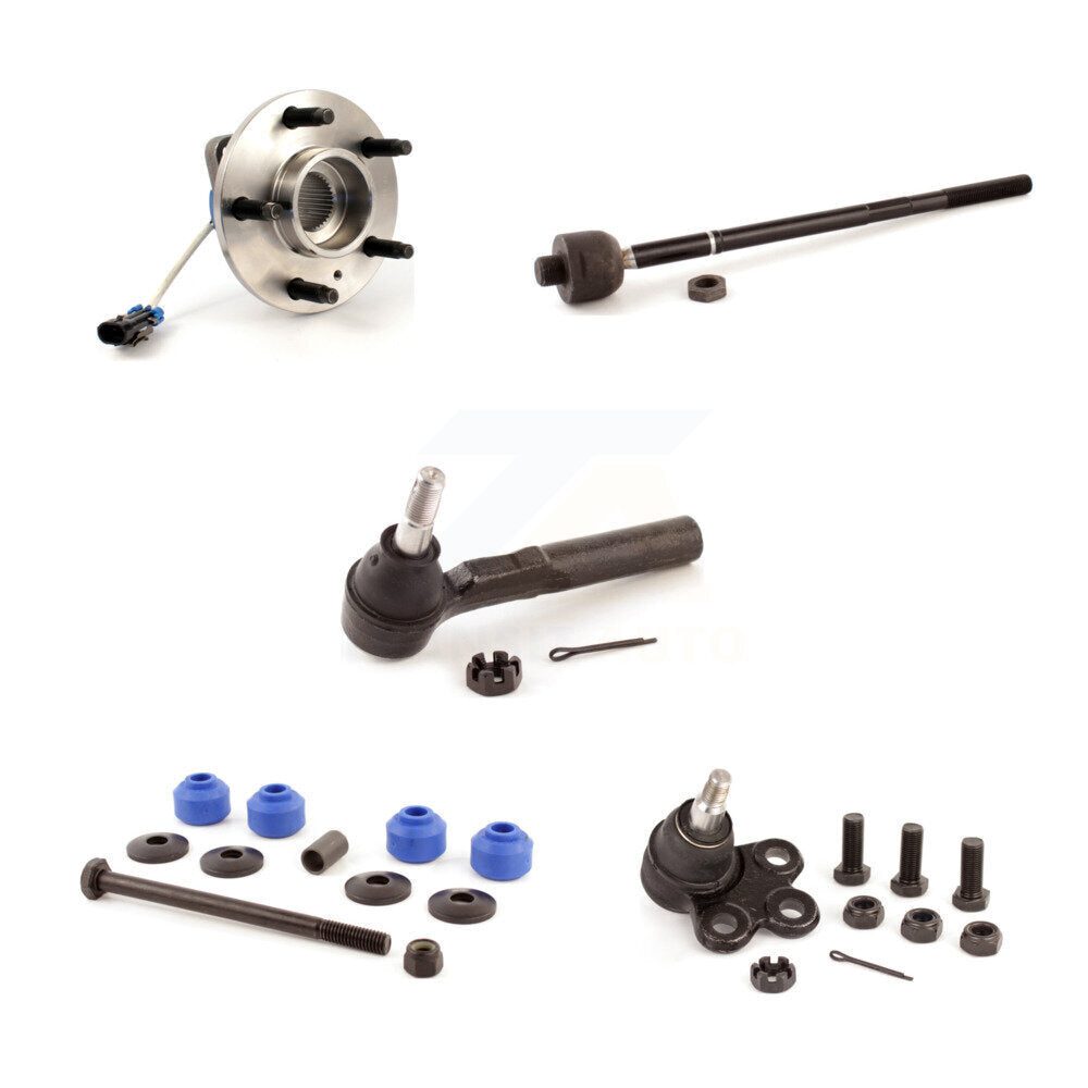 Bearing Lower Ball Joint Tie Rod Link Front Kit (5Pc) For Buick Rendezvous Aztek