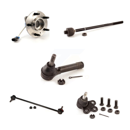 Hub Bearing Lower Ball Joint Tie Rod & Link Front Kit (5Pc) For Pontiac Montana