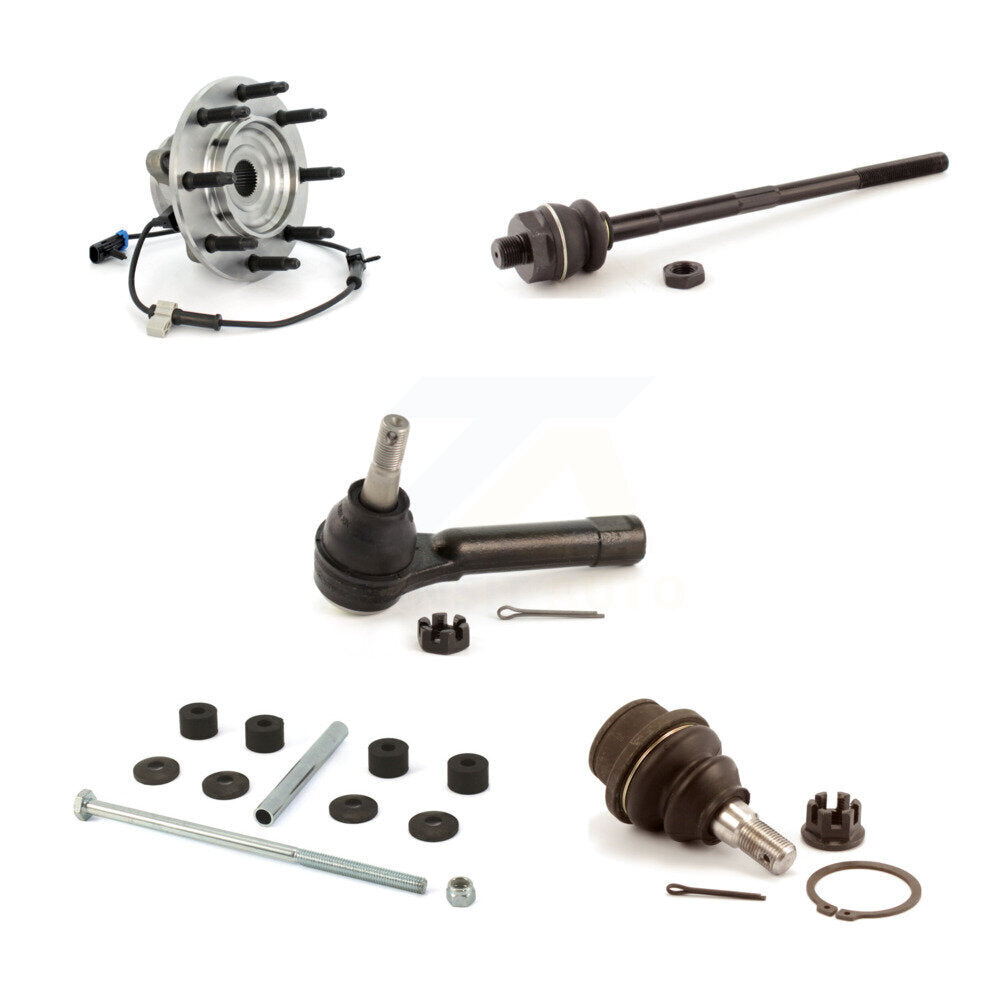 Bearing Lower Ball Joint Tie Rod & Link Front Kit (5Pc) For Chevrolet Silverado